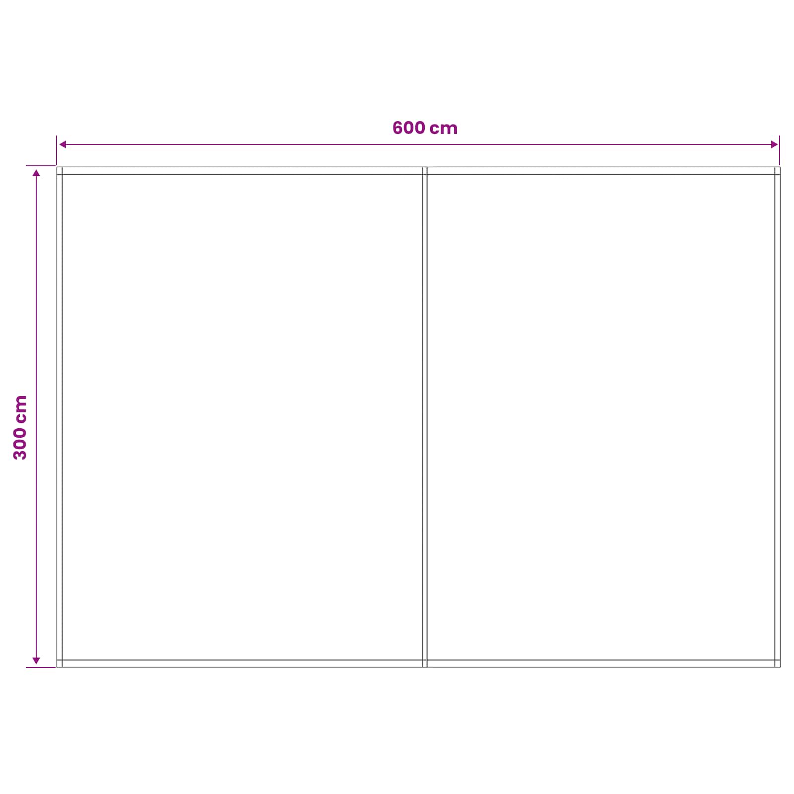 vidaXL Awning Replacement Fabric Yellow and White 600 x 300 cm 5