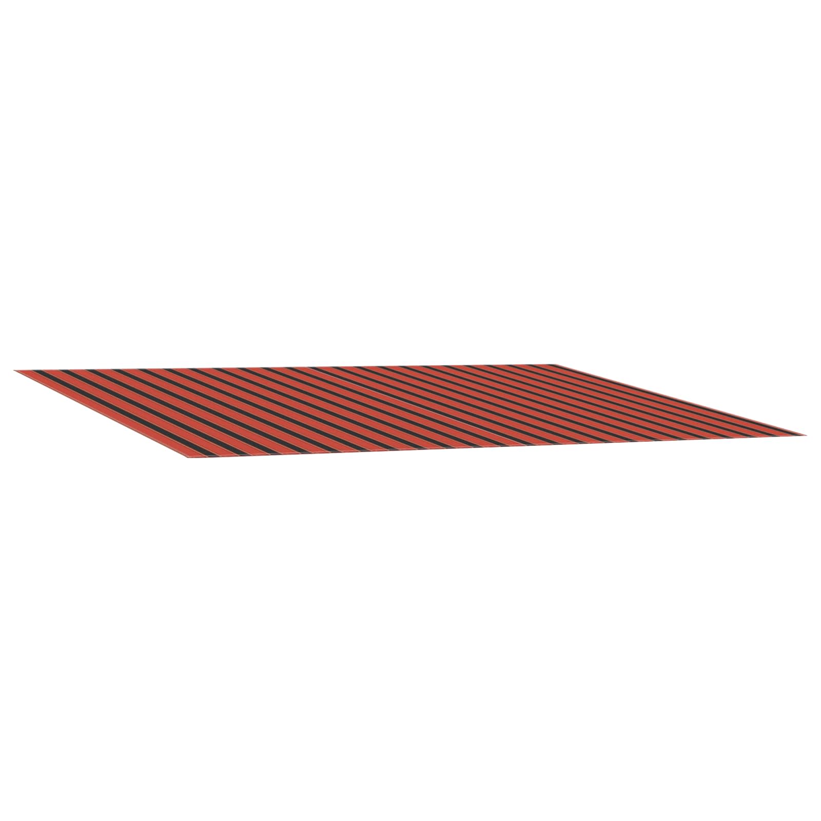 vidaXL Awning Replacement Fabric Orange and Brown 350 x 250 cm 1