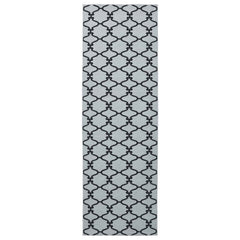 vidaXL Rug Runner ORIZ 1150 gsm Grey Mesh Pattern 2