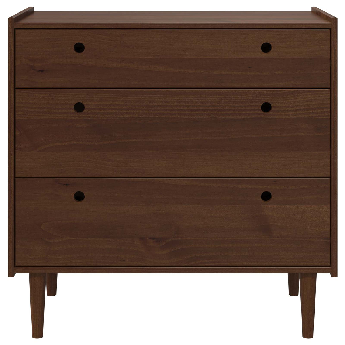 vidaXL Chest of Drawers BILBAO Dark Caramel 90 x 45 x 89 cm 4