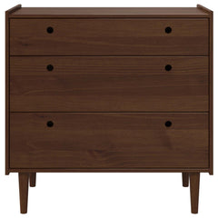 vidaXL Chest of Drawers BILBAO Dark Caramel 90 x 45 x 89 cm 4