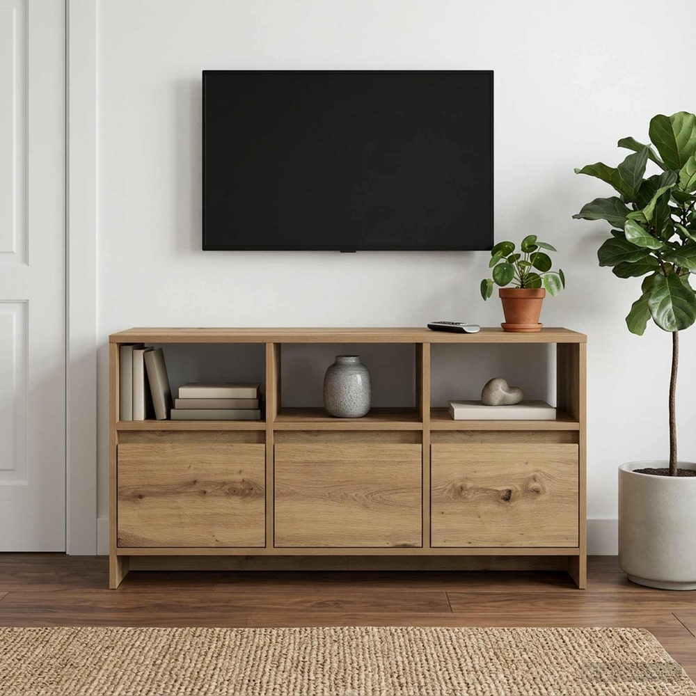 TV Cabinet 102x37,5x52,5 cm Engineered Wood Artisan oak