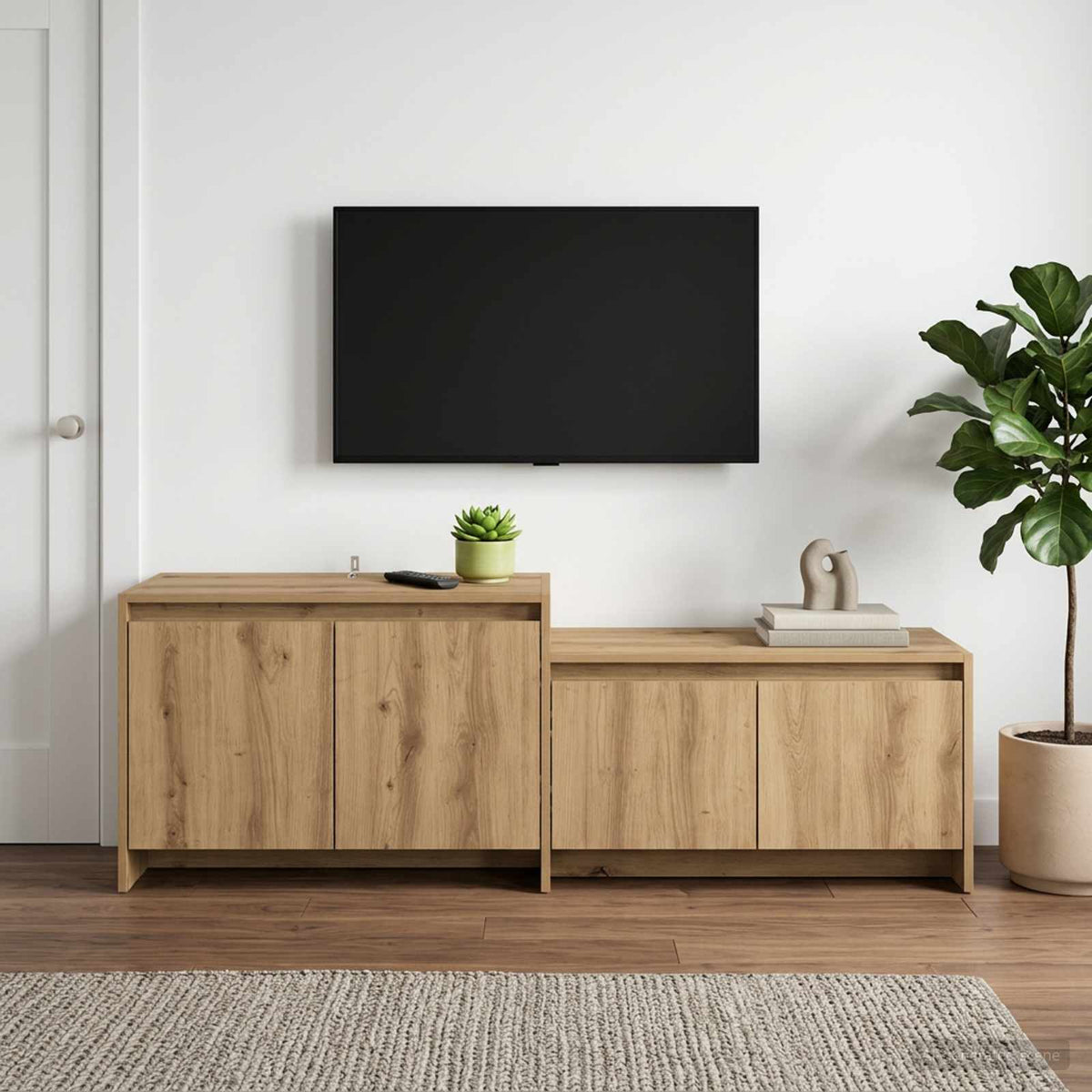 vidaXL TV Cabinet 146.5x35x50 cm Engineered Wood