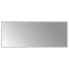 vidaXL LED Bathroom Mirror Transparent 100 x 40 cm Tempered Glass 2
