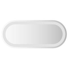 vidaXL LED Bathroom Mirror Transparent 60 x 25 cm Tempered Glass 2
