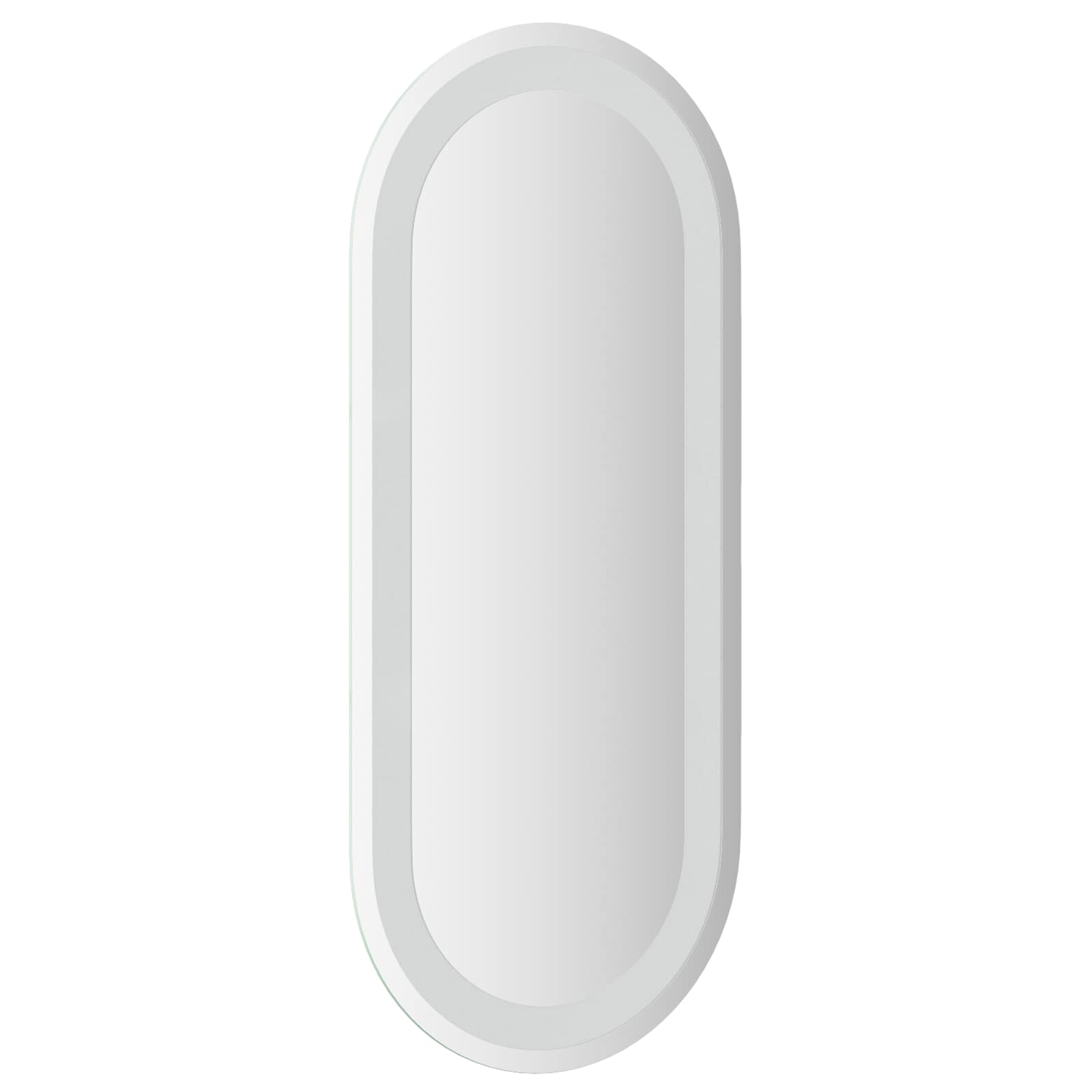 vidaXL LED Bathroom Mirror Transparent 70 x 30 cm Tempered Glass 5