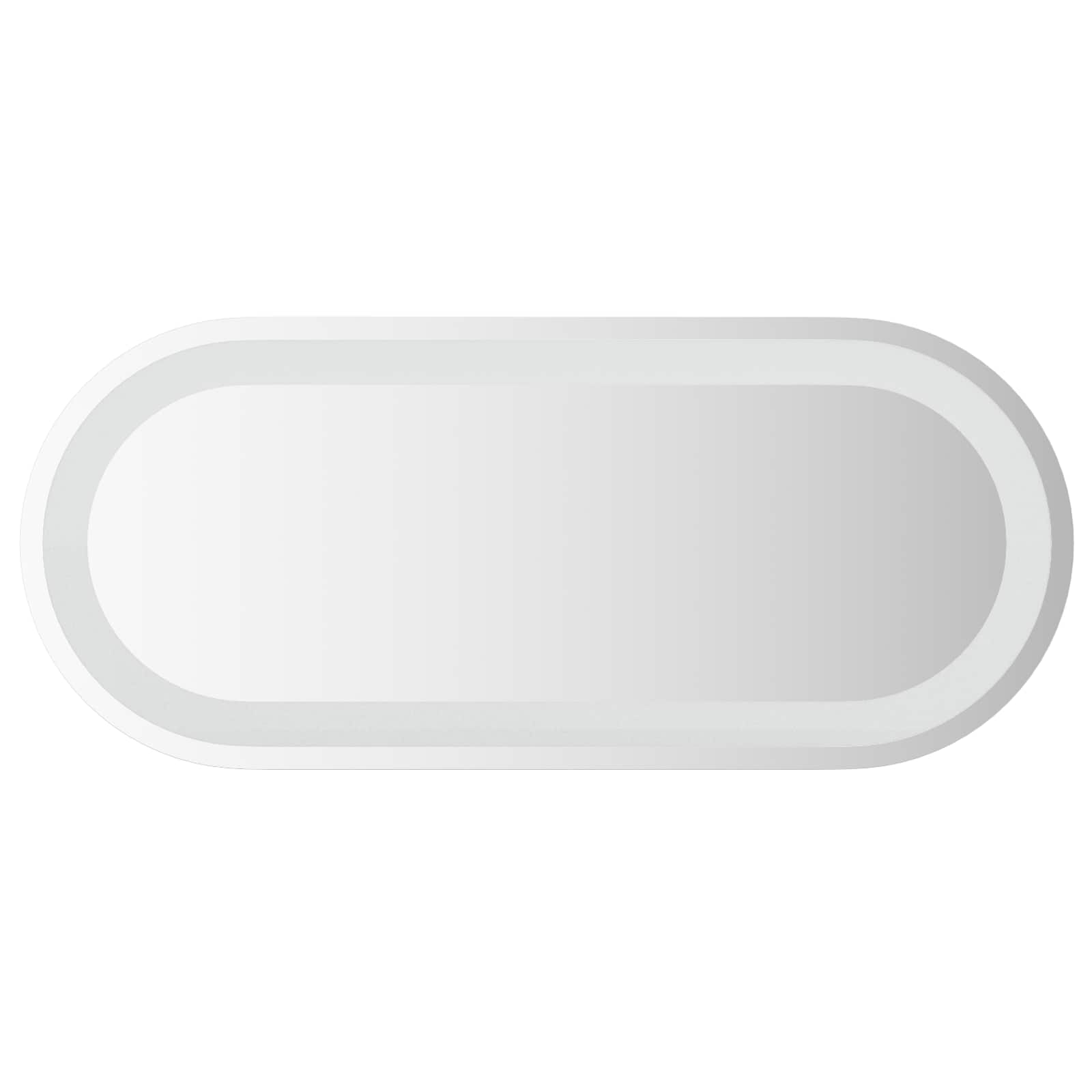 vidaXL LED Bathroom Mirror Transparent 70 x 30 cm Tempered Glass 2