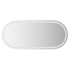 vidaXL LED Bathroom Mirror Transparent 100 x 45 cm Tempered Glass 2