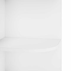 Corner Shelf Engineered Wood White