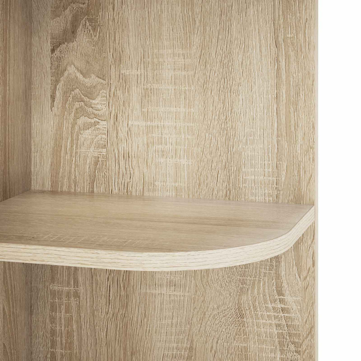 vidaXL Corner Shelf 2-Tier 41.5 x 41.5 x 72 cm Engineered Wood 5
