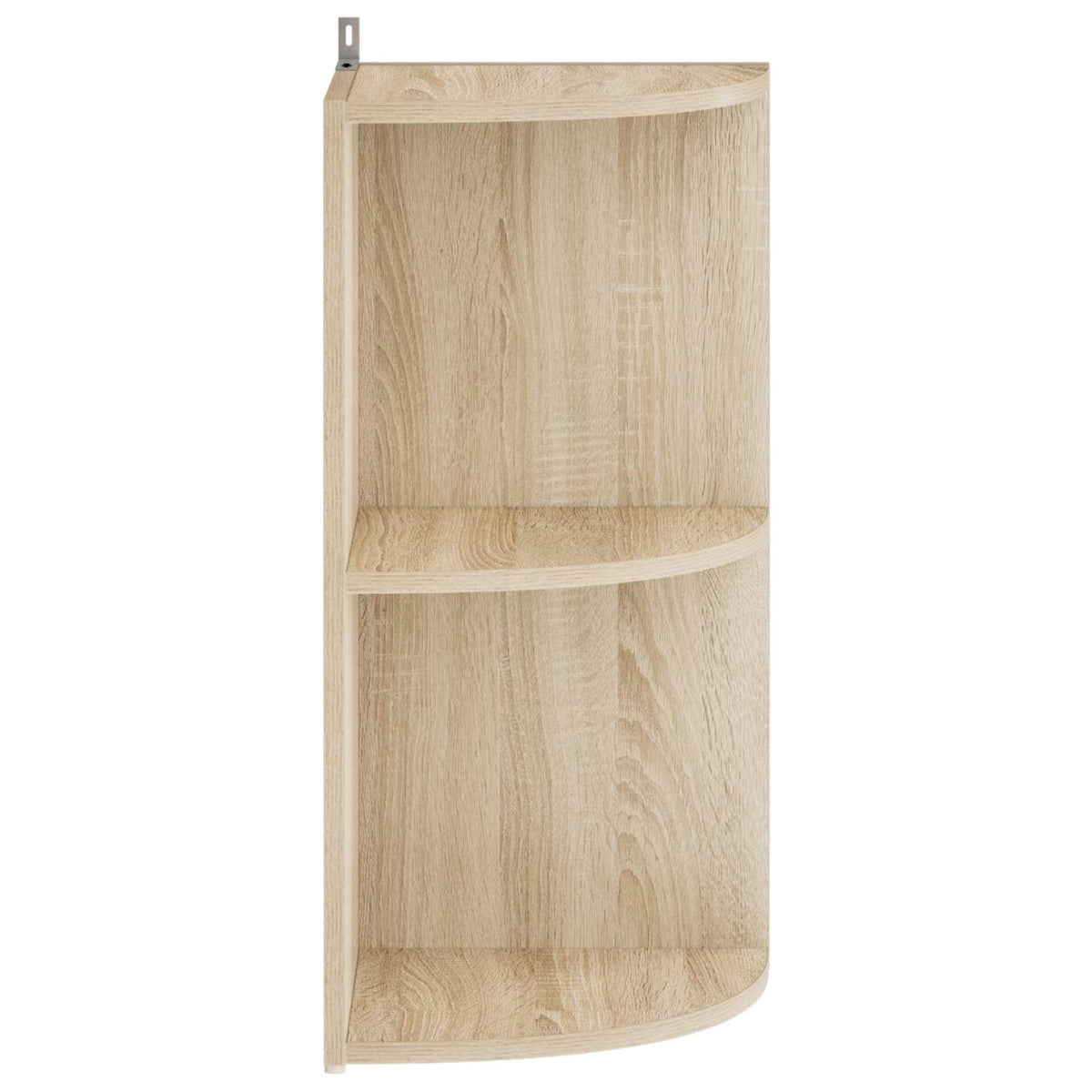 vidaXL Corner Shelf 2-Tier 41.5 x 41.5 x 72 cm Engineered Wood 3