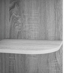 vidaXL Corner Shelf 2-Tier 41.5 x 41.5 x 72 cm Engineered Wood 5