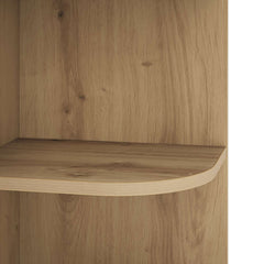 vidaXL Corner Shelf 2-Tier 41.5 x 41.5 x 72 cm Engineered Wood 5