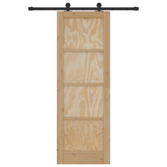 Sliding Door ORKDAL Engineered Wood Natural 73.5 cm 211 cm 152.5 cm