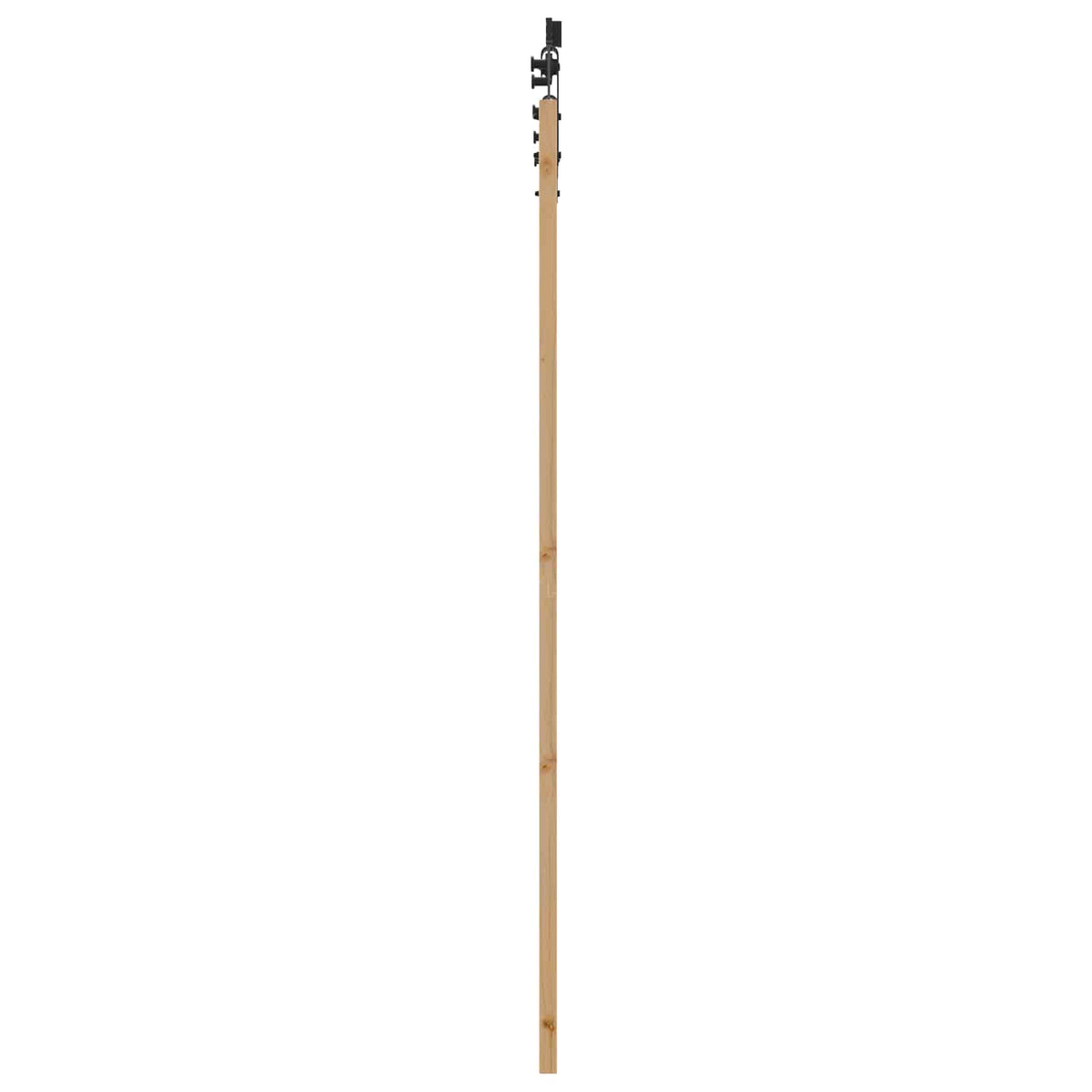 Sliding Door ORKDAL Engineered Wood 200 cm Natural and black 73.5 cm 211 cm
