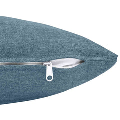 Cushion with Pillow HEERLEN 6 pcs Jeans Blue Fabric, image 5