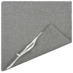 Throw Pillow HEERLEN Fabric Cloud Grey