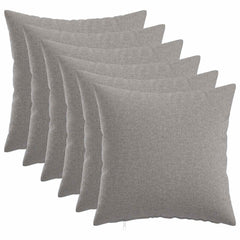 Throw Pillow HEERLEN Fabric Cloud Grey