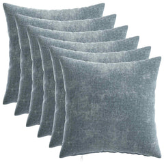 vidaXL Throw Pillow 6 pcs HEERLEN Light Blue 35 x 35 cm 2