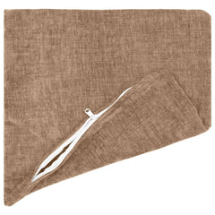 vidaXL Throw Pillow 6 pcs HEERLEN Brown 35 x 35 cm Chenille Fabric 4