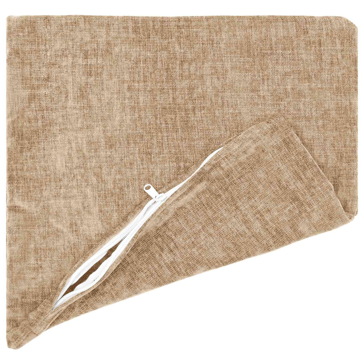 vidaXL Throw Pillow 6 pcs HEERLEN Taupe 35 x 35 cm Chenille Fabric 4