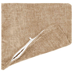 vidaXL Throw Pillow 6 pcs HEERLEN Taupe 35 x 35 cm Chenille Fabric 4