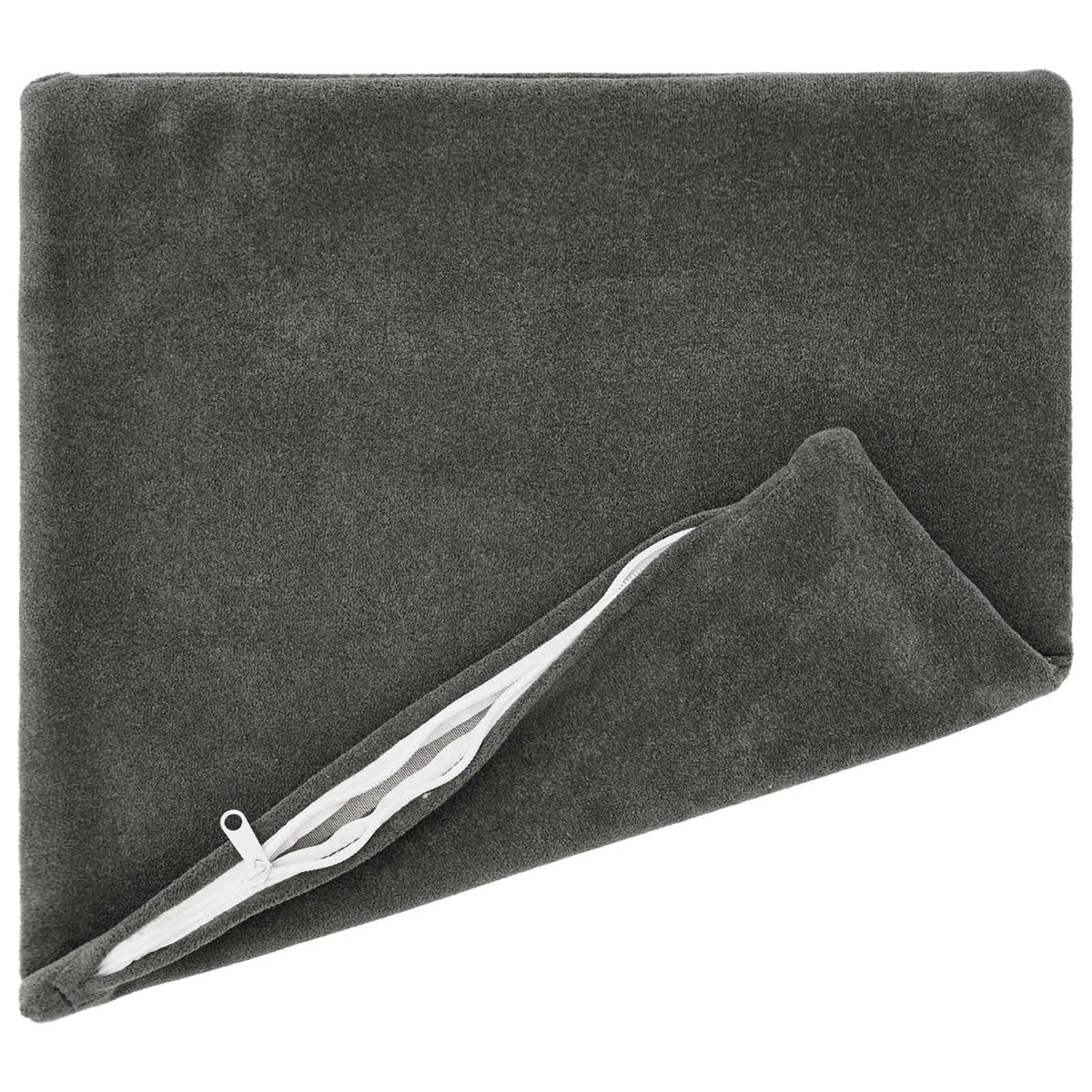 Cushion with Pillow HEERLEN 6 pcs Anthracite Microfiber Fleece, image 3