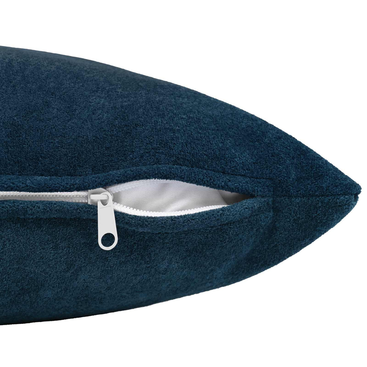 vidaXL Cushion with Pillow HEERLEN 6 pcs Blue Microfiber Fleece 5