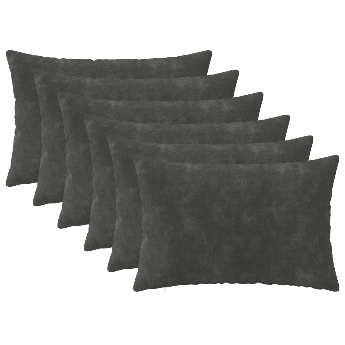 Throw Pillow HEERLEN 6 pcs Anthracite