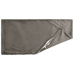 vidaXL Cushion with Pillow HEERLEN 6 pcs Light Grey Velvet 4