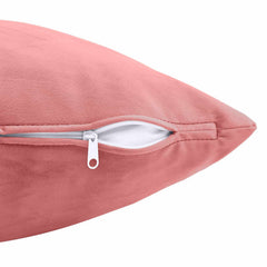 vidaXL Cushion with Pillow HEERLEN 6 pcs Pink Velvet 6