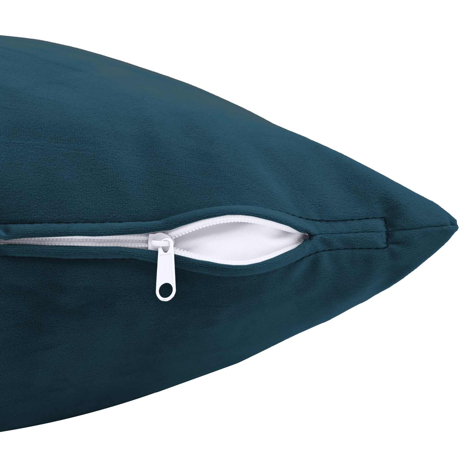 vidaXL Cushion with Pillow HEERLEN Blue 40 x 145 cm Velvet 5