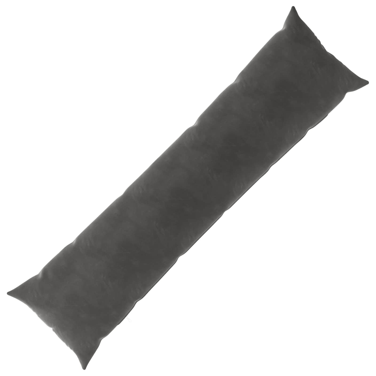 vidaXL Cushion with Pillow HEERLEN Dark Grey 40 x 145 cm Velvet 2