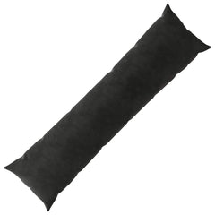 vidaXL Cushion with Pillow HEERLEN Black 40 x 145 cm Velvet 2