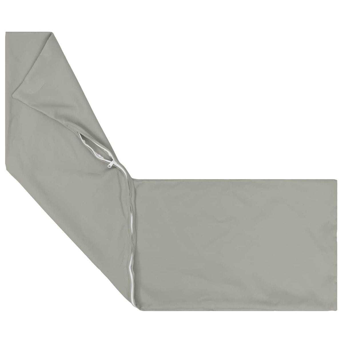 vidaXL Cushion with Pillow HEERLEN Grey 40 x 145 cm Polyester 5