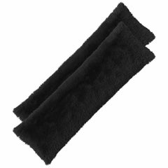 vidaXL Cushion with Pillow HEERLEN Black 40 x 145 cm PV Fleece 2
