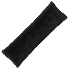 vidaXL Cushion with Pillow HEERLEN 2 pcs Black PV Fleece 2