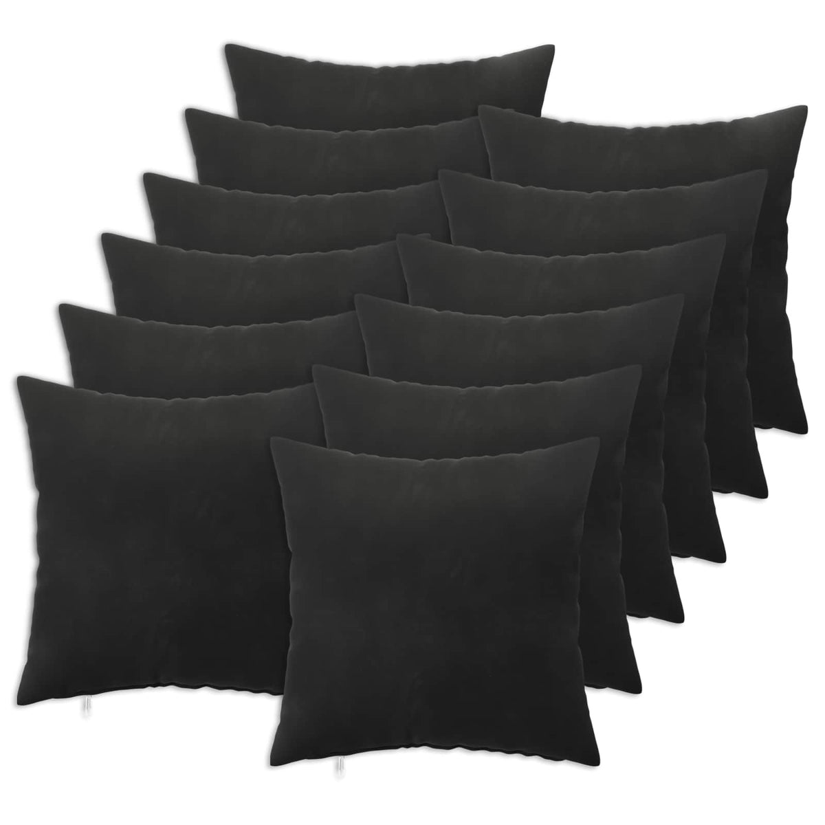 Throw Pillow HEERLEN Black Velvet