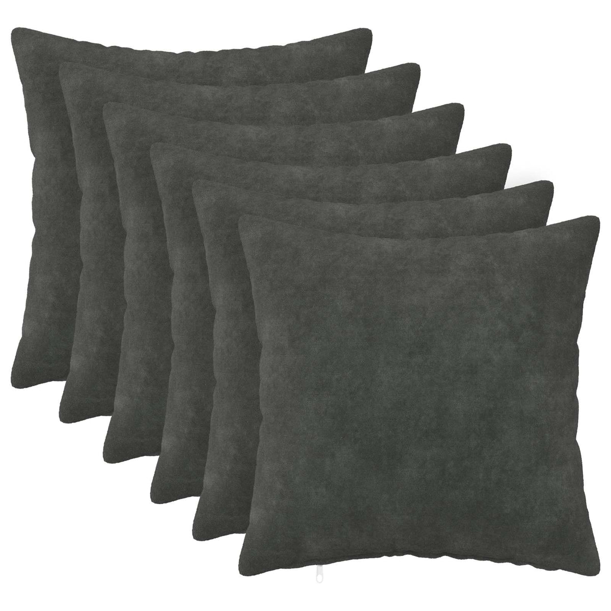 Throw Pillow HEERLEN 6 pcs Anthracite