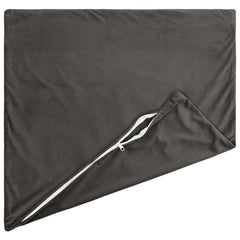 vidaXL Cushion with Pillow HEERLEN 6 pcs Dark Grey Velvet 4