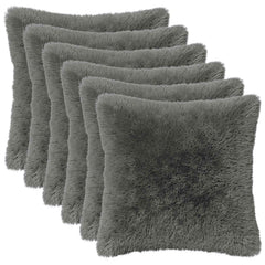 vidaXL Cushion with Pillow HEERLEN 6 pcs Light Green PV Fleece 2