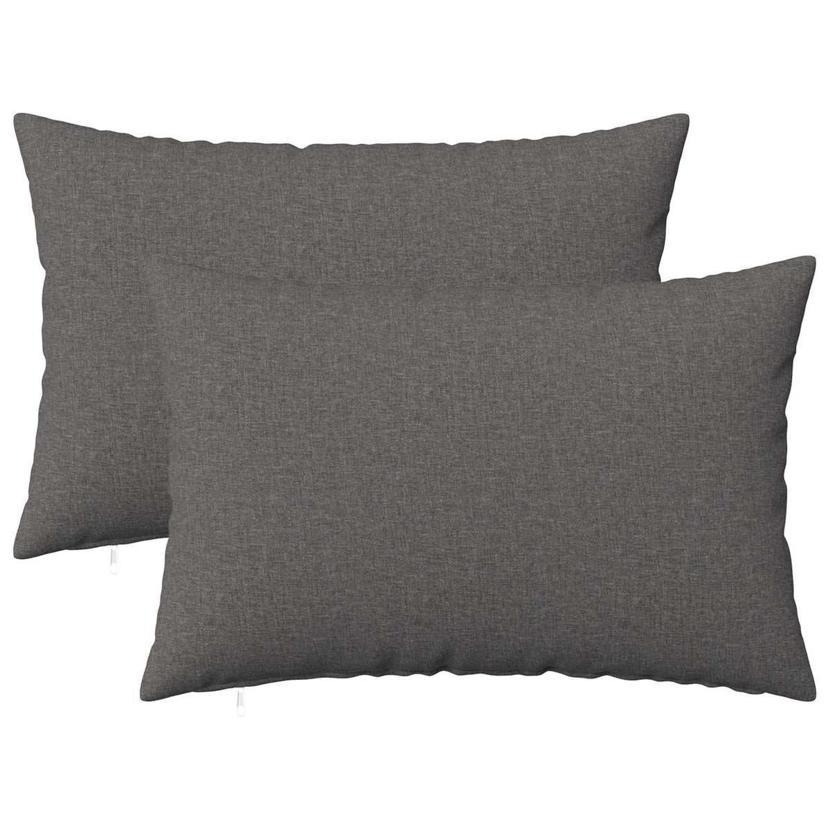 vidaXL Cushion with Pillow HEERLEN 2 pcs Light Grey Fabric 2