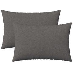 vidaXL Cushion with Pillow HEERLEN 2 pcs Light Grey Fabric 2