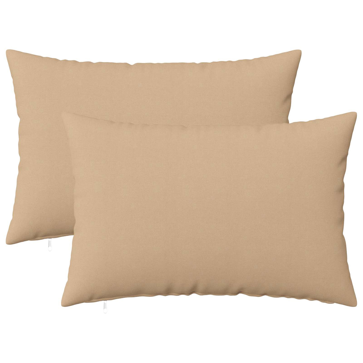 vidaXL Cushion with Pillow HEERLEN 2 pcs Cream Fabric 2