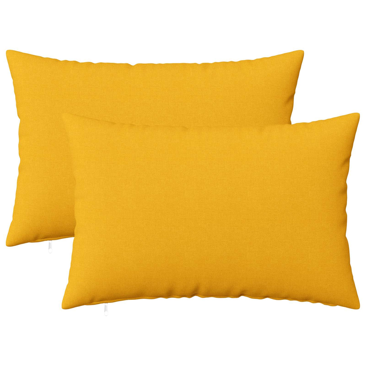 vidaXL Throw Pillow 2 pcs HEERLEN Light Yellow 50 x 70 cm Fabric 2