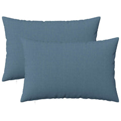 vidaXL Throw Pillow 2 pcs HEERLEN Jeans Blue 50 x 70 cm Fabric 2