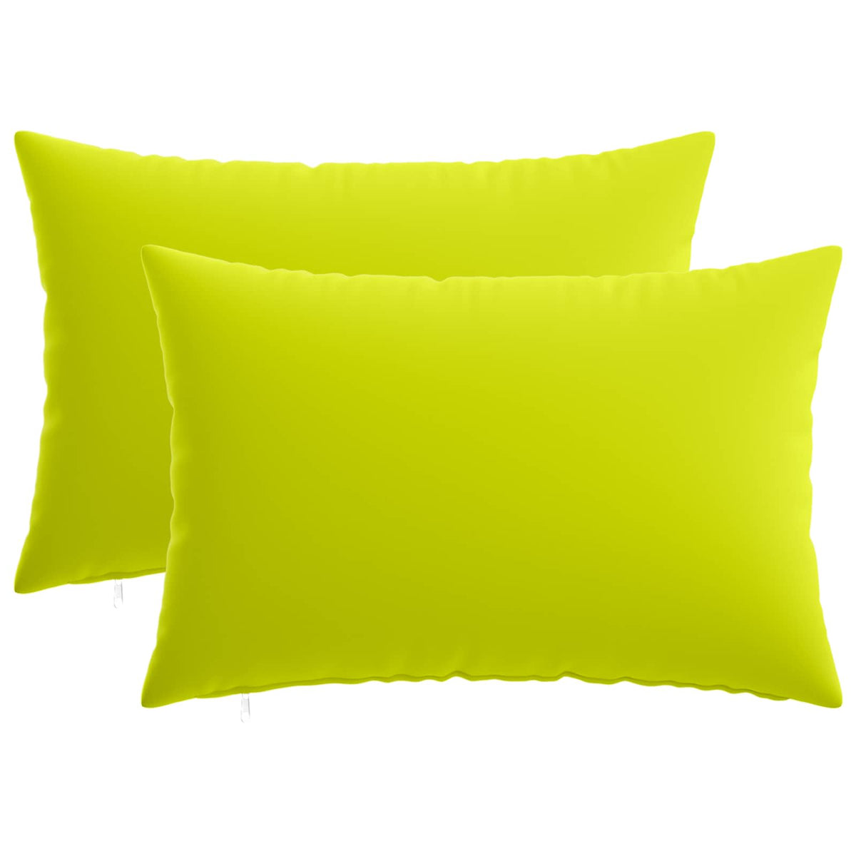 vidaXL Throw Pillow 2 pcs HEERLEN Bright Green 50 x 70 cm Polyester 2