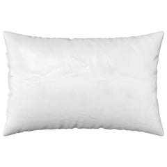 vidaXL Cushion with Pillow HEERLEN 2 pcs White PV Fleece 3