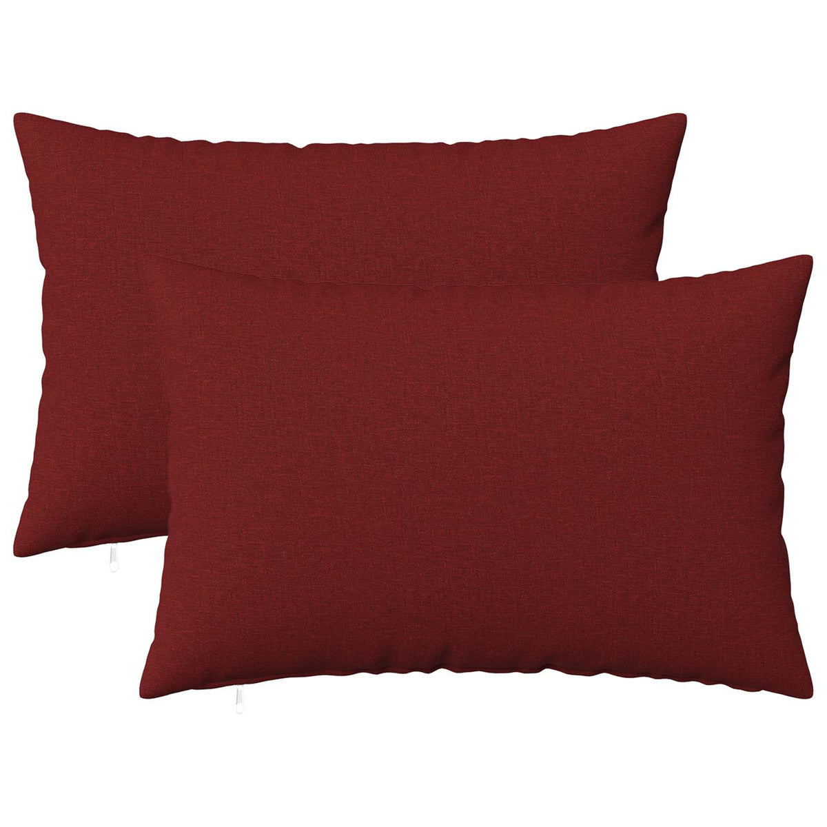 vidaXL Throw Pillow 2 pcs HEERLEN Wine Red 50 x 75 cm Fabric 2