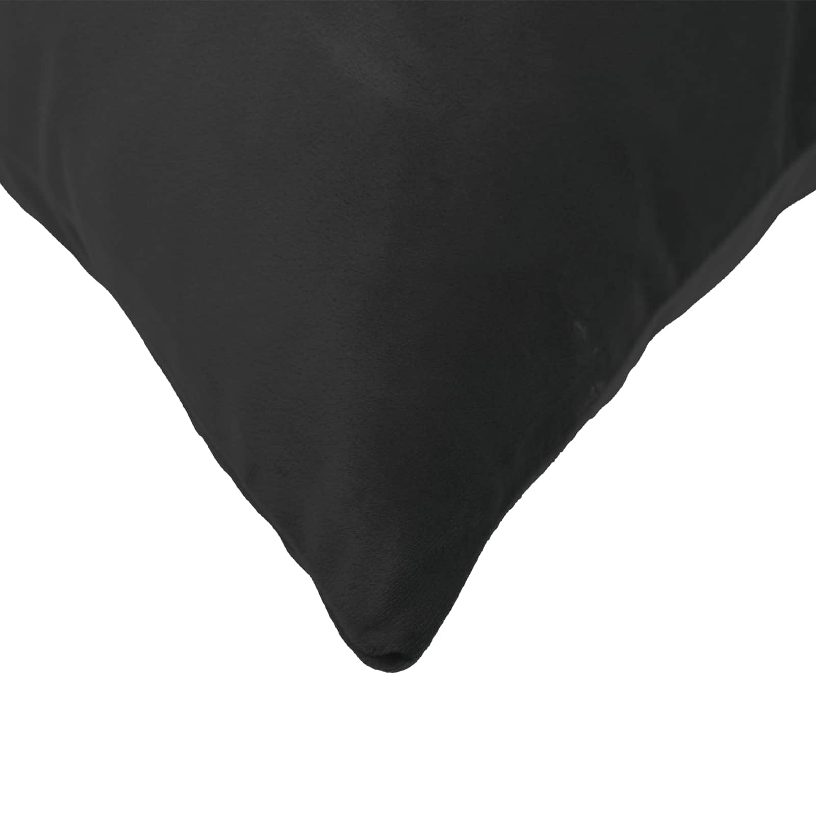 vidaXL Cushion with Pillow HEERLEN 2 pcs Black Velvet 4